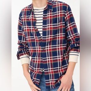 J. CREW Classic Flannel Long Sleeve Shirt/ SIZE M “NEW”